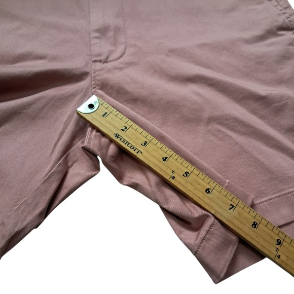 NWT J.‎ Crew Factory Chino Shorts Men's 35 7" Flex Pink Feathered Rose Preppy - Picture 7 of 10